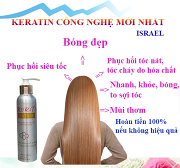 keratin phục hồi tóc hư tổn
